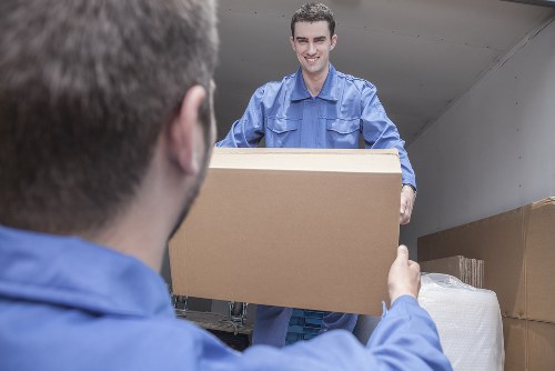 Moving house planning in Chiswick with packed boxes