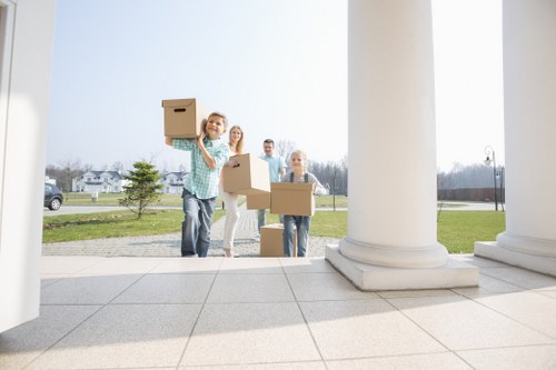 Professional removals team planning a move in Chiswick