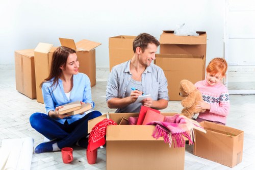 Careful packing and handling during a Chiswick removal service
