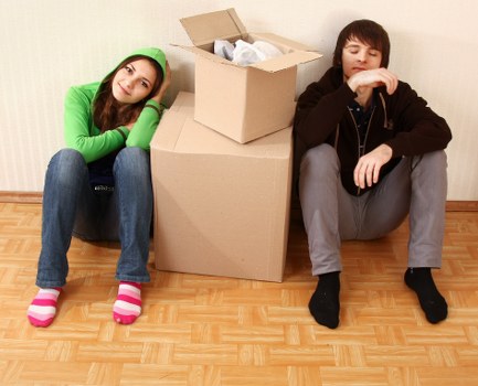 Office and home belongings loaded for same day removals in Chiswick