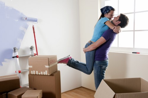Local removals van ready for immediate collection in Chiswick