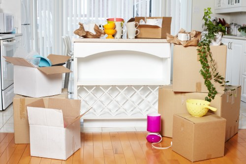 Office relocation equipment prepared by Chiswick removal specialists