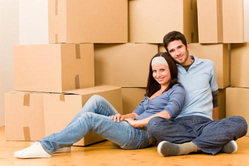 Professional office removals Chiswick team coordinating a business relocation