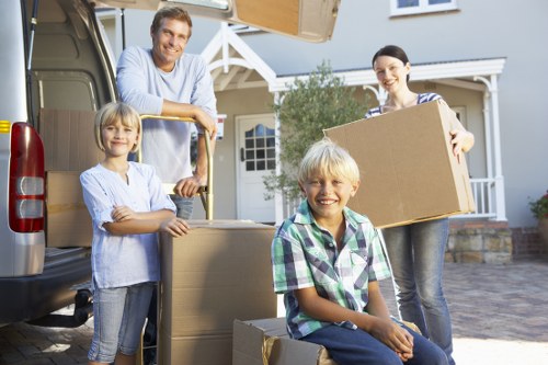 Commercial packing and unpacking support for an office relocation in Chiswick
