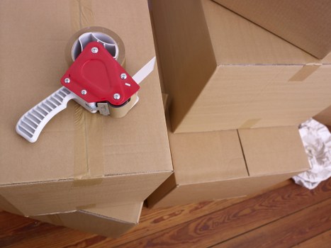 Safe and organised removals service in Chiswick with protective equipment