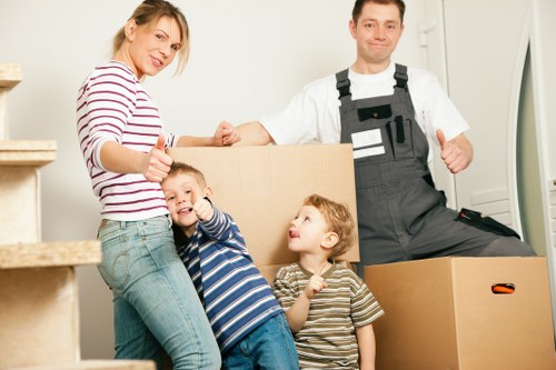 Removal van transport for local and office relocations in Chiswick